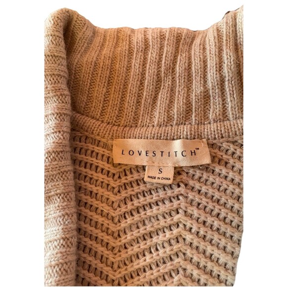 Angora Blend Shawl Neck Fisherman Sweater Sz Small/Runs Large Cozy Relaxed Soft - Picture 4 of 12